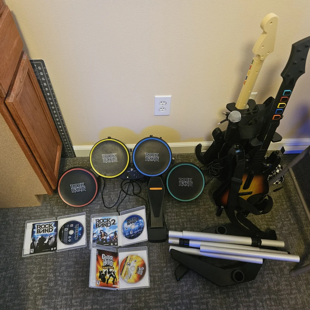 Rock Band Drum Set with Pedal